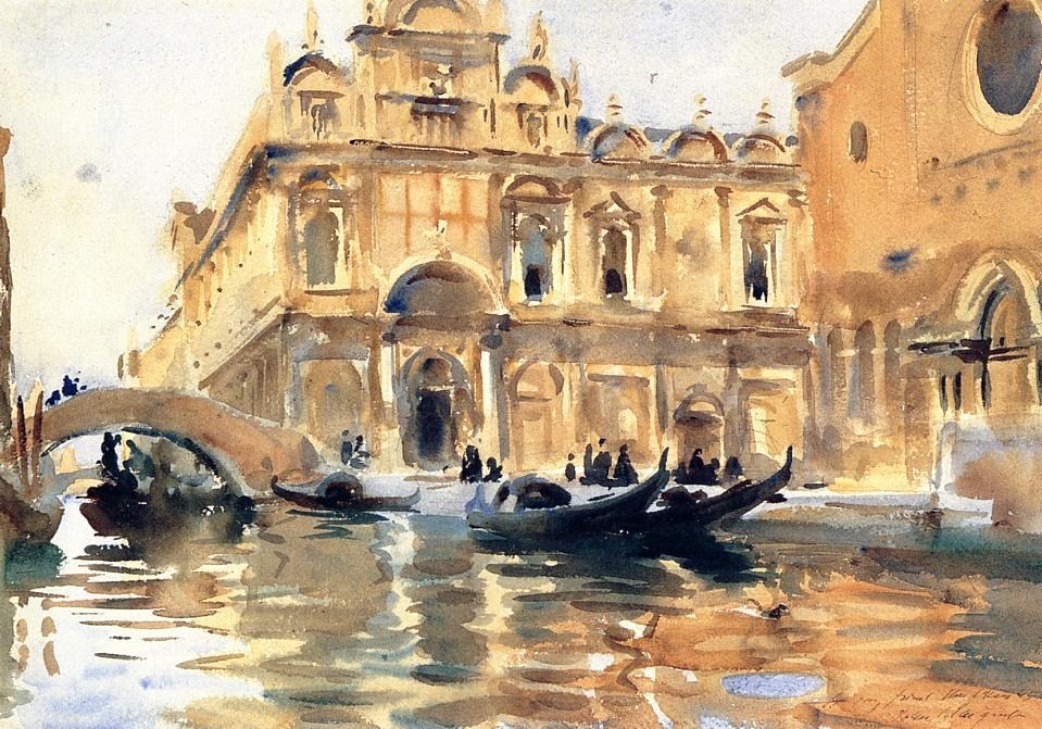 John Singer Sargent Rio dei Mendicanti